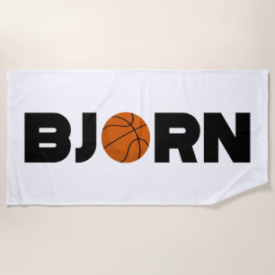 Serviette De Plage Bjorn Basketball