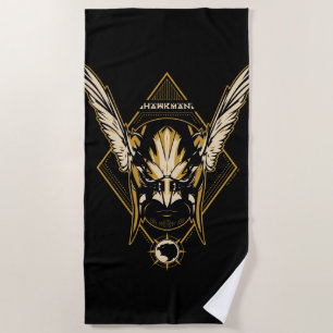 Serviette De Plage Black Adam Hawkman Casque graphique