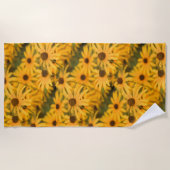 Serviette De Plage Black Eyed Susan Blooms (Devant)