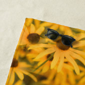 Serviette De Plage Black Eyed Susan Blooms (En situation)