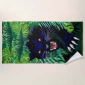 Serviette De Plage Black Panther Spirit of the Jungle (Devant)