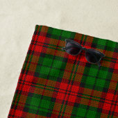 Serviette De Plage Blackwatch Campbell Tartan Red Green Plaid (En situation)