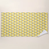 Serviette De Plage Blanc (Devant)