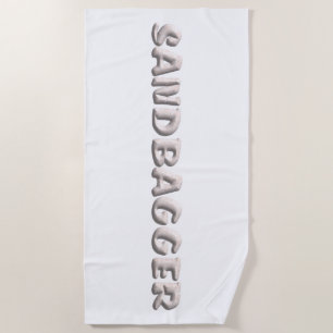 Serviette de plage blanche Sandbagger