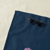 Serviette De Plage Blason floral HOGWARTS™ (En situation)