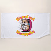 Serviette De Plage Blessed And Unstoppable (Devant)