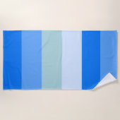 Serviette De Plage Bleu (Devant)