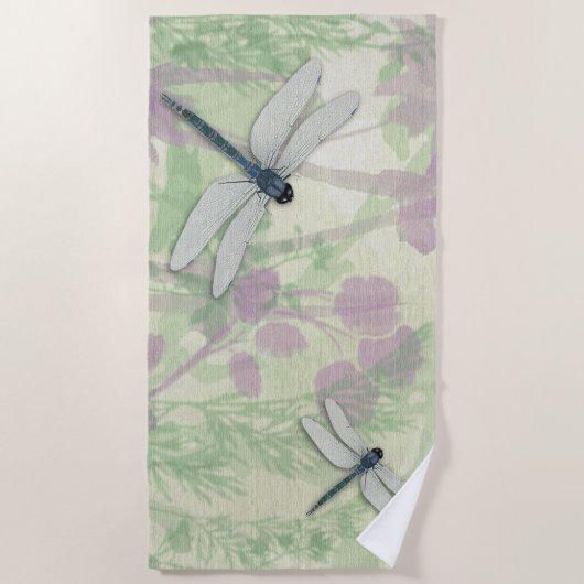 Serviette De Plage Bleu (Devant)