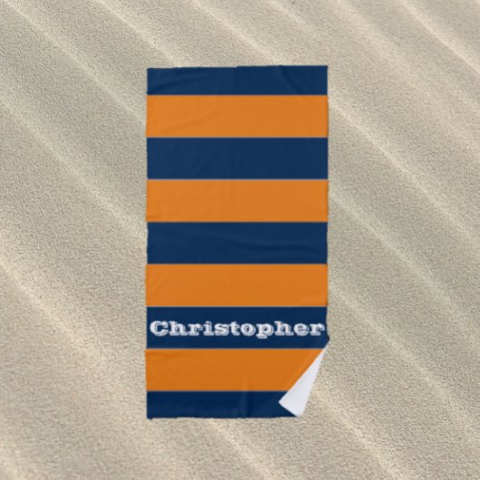 Serviette De Plage Bleu