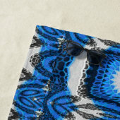 Serviette De Plage Bleu atomique (En situation)