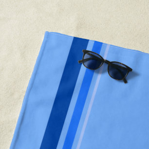 Serviette de plage Bleu Bande