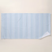 Serviette De Plage Bleu blanc (Devant)