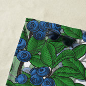 Serviette De Plage Bleu blanc (En situation)