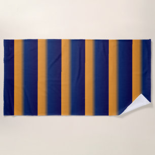 Serviette De Plage Bleu et orange