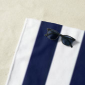 Serviette De Plage Bleu Nautique Pirate Garçon (En situation)