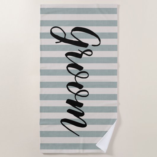 Serviette De Plage Bleu rustique (Devant)