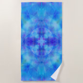 Serviette De Plage Bleu Wings (Devant)