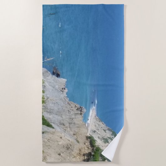Serviette De Plage Block Island Bluffs - Block Island, Rhode Island (Devant)