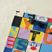 Serviette De Plage Blocs de contrôle de caractères LOONEY TUNES™ (En situation)