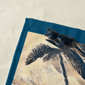 Serviette De Plage Blonde Kneeling Modèle de bikini Thunder_Cove (En situation)