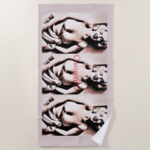 Serviette De Plage Blonde vintage Thunder_Cove (Devant)