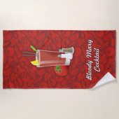 Serviette De Plage Bloody Mary (Devant)