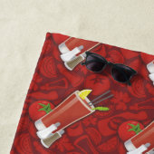 Serviette De Plage Bloody Mary (En situation)