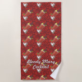 Serviette De Plage Bloody Mary (Devant)
