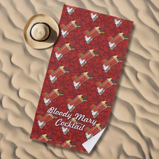 Serviette De Plage Bloody Mary