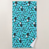 serviette de plage Blue Avalanche (Devant)