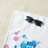 Serviette de plage Blue Bird (En situation)