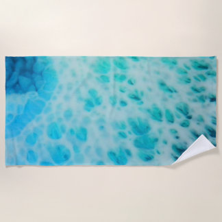 Serviette De Plage Blue Crush - Abstrait d'art côtier