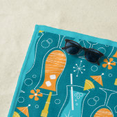 Serviette De Plage Blue Hawaii and Tropical Itch (En situation)