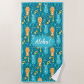 Serviette De Plage Blue Hawaii and Tropical Itch (Devant)