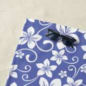 SERVIETTE DE PLAGE BLUE HAWAII (PERIWINKLE) (En situation)