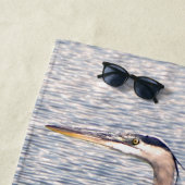 serviette de plage Blue Heron (En situation)