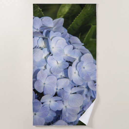 Serviette de plage Blue Hydrangea (Devant)