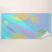 Serviette de plage Blue Lagoon (Devant)