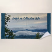 Serviette De Plage Blue Ridge Mountains High on Mountain Air (Devant)