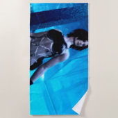 Serviette De Plage Blue Toxin beach towel (Devant)
