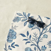Serviette De Plage Blue Vintage Floral Pattern (En situation)