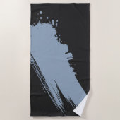 Serviette De Plage BlueHaze Noir (Devant)