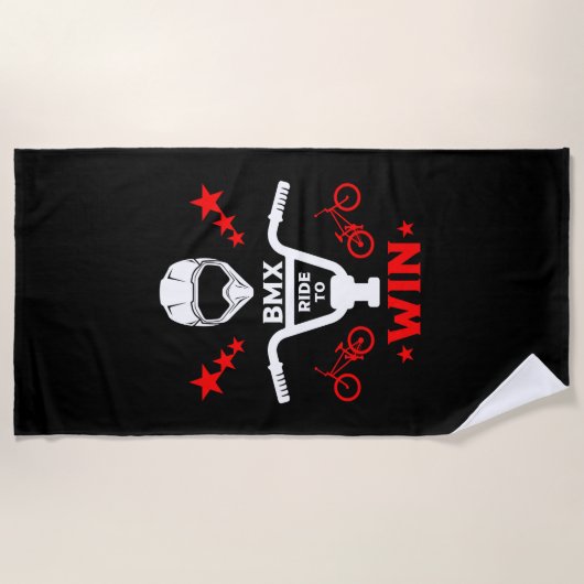 Serviette De Plage Bmx Bikers Freestyle (Devant)