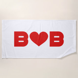 Serviette De Plage Bob Love