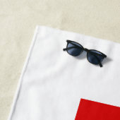 Serviette De Plage Bob Love (En situation)