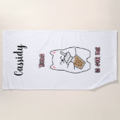 Serviette De Plage Boba est pour moi (Devant)