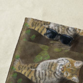 Serviette De Plage Bobcat (En situation)