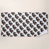 Serviette De Plage Bobwhite Quail Head (Devant)