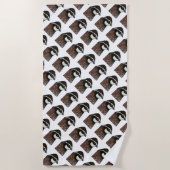 Serviette De Plage Bobwhite Quail Head (Devant)