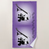 Serviette De Plage Boccia fille avec appuie-tête et rampe  (Devant)